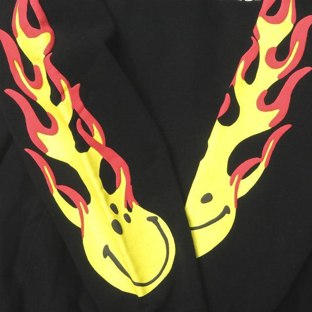 レディメイド READYMADE 20SS 日本製 SMILE HOODIE スマイルフーディー RE-CO-BK-00-00-106 M ブラック スウェット パーカー トップス |  | 08