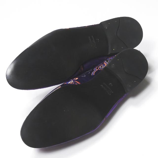 ニードルス Needles 20AW VELVET MULE - PAPILLON EMBROIDERY ニードルス Needles 20AW VELVET MULE - PAPILLON EMBROIDERY