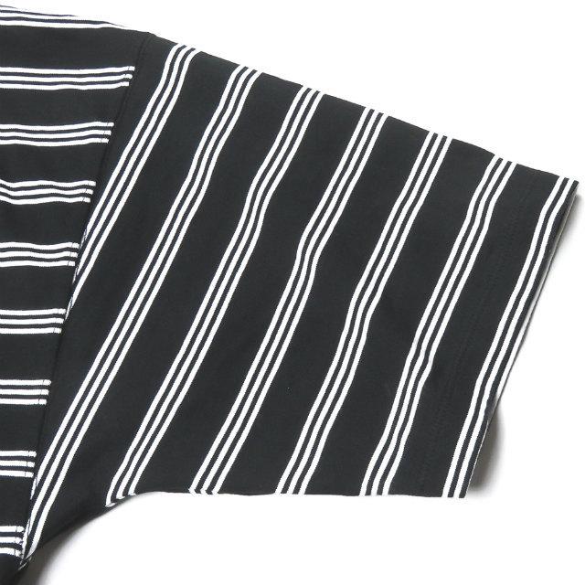 スティーブンアラン Steven Alan 日本製 HI-DENS BORDER CN BOLD TEE