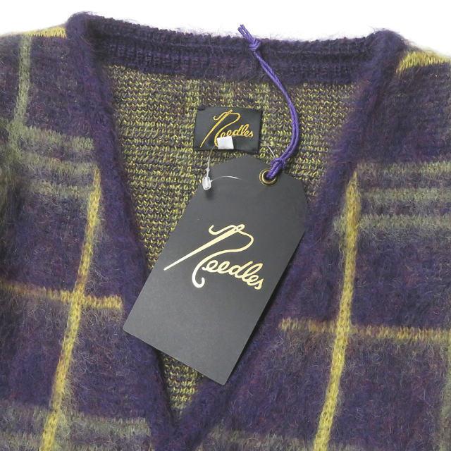 Needles ニードルス 20AW Mohair Cardigan モヘア混 チェック 