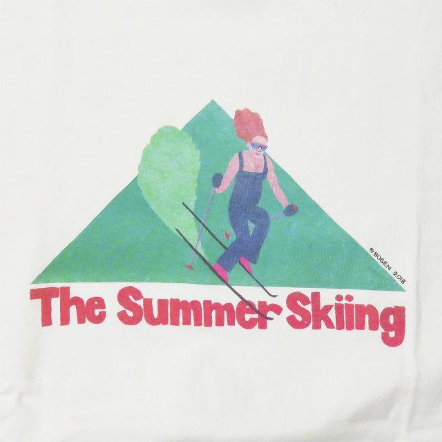 ボーゲン BOGEN 日本製 THE SUMMER SKIING T プリントクルーネックTシャツ BG-18 L ホワイト 半袖 スキー トップス |  | 04