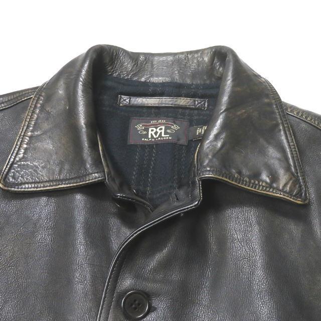ダブルアールエル RRL Leather Car Coat レザーカーコート S ダブルアールエル RRL Leather Car Coat レザーカーコート S