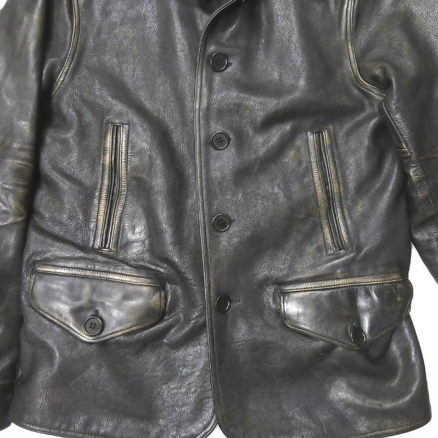 ダブルアールエル RRL Leather Car Coat レザーカーコート S ダブルアールエル RRL Leather Car Coat レザーカーコート S