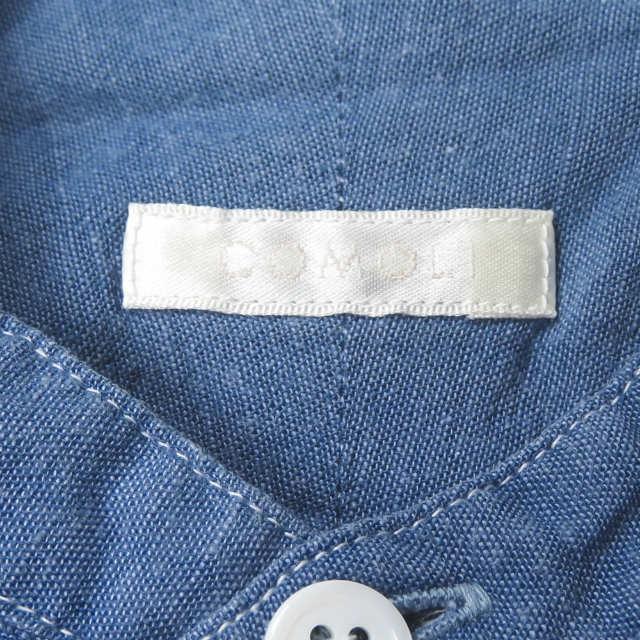 コモリ COMOLI 日本製 ベタシャンバンドカラーシャツ 15F-02004 2