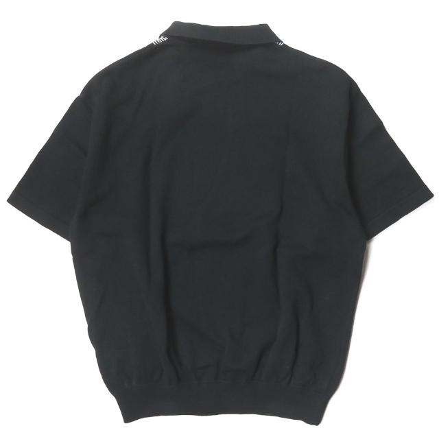 クレプスキュール ビームスティー crepuscule x BEAMS T 19SS 別注 日本製 Zip Polo Shirt ハーフジップコットンニットポロシャツ 1901-014 2 ブラック |  | 01
