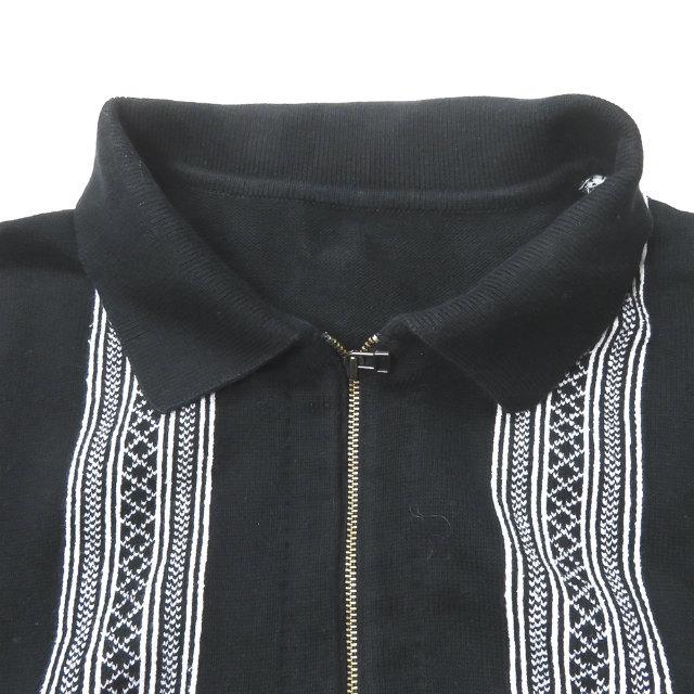 クレプスキュール ビームスティー crepuscule x BEAMS T 19SS 別注 日本製 Zip Polo Shirt ハーフジップコットンニットポロシャツ 1901-014 2 ブラック |  | 03