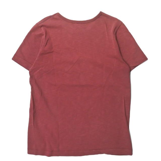 メルツベーシュヴァーネン Merz b.Schwanen ドイツ製 ソリッドクルーネックTシャツ 6 ボルドー コットン トップス |  | 01