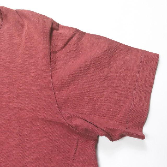 メルツベーシュヴァーネン Merz b.Schwanen ドイツ製 ソリッドクルーネックTシャツ 6 ボルドー コットン トップス |  | 03