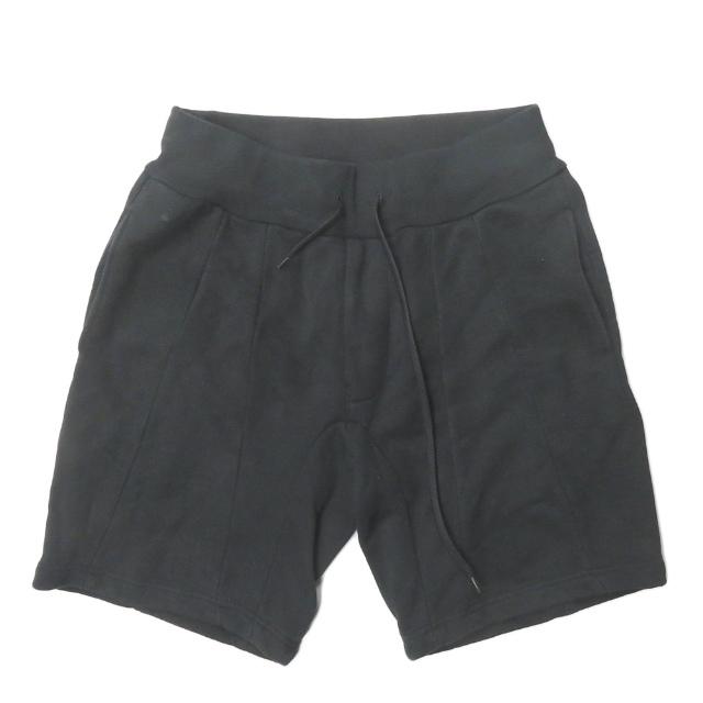 インク ink 日本製 Remake Sweat Shorts リメイクスウェットショーツ M ブラック ショートパンツ ボトムス | 