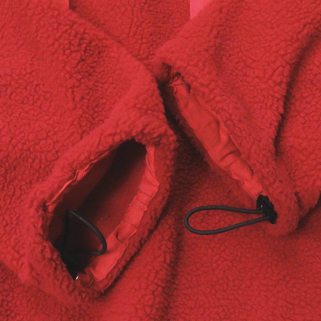 ザ ナーディーズ THE NERDYS 日本製 FLEECE p/o parka フリースプルオーバーパーカー TF7C04 S レッド トップス |  | 08