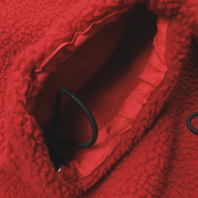 ザ ナーディーズ THE NERDYS 日本製 FLEECE p/o parka フリースプルオーバーパーカー TF7C04 S レッド トップス |  | 09