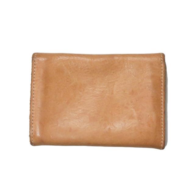 イルビゾンテ IL BISONTE イタリア製 レザーカードケース ライトブラウン 二つ折り 名刺入れ |  | 01