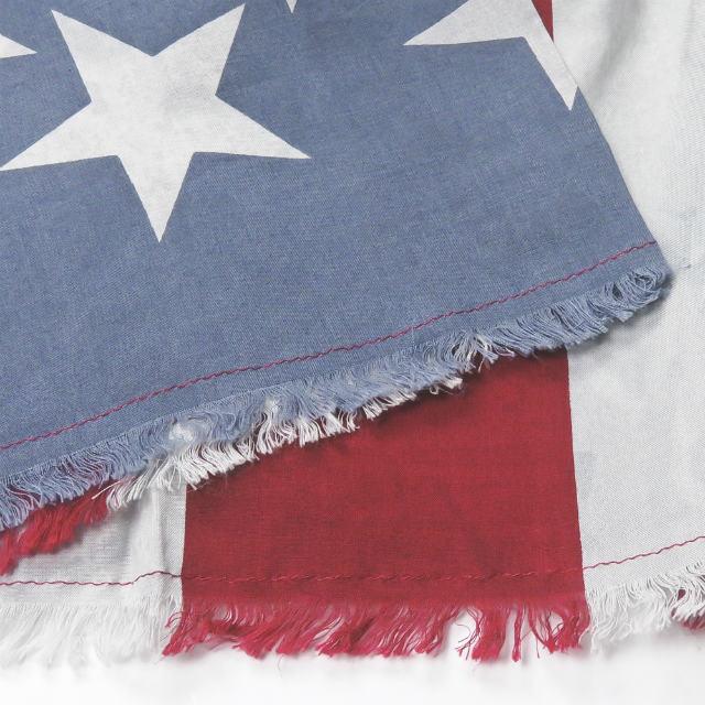 DISCOVERED ディスカバード 星条旗柄 大判ストール レッド スカーフ mc66692 |  | 04