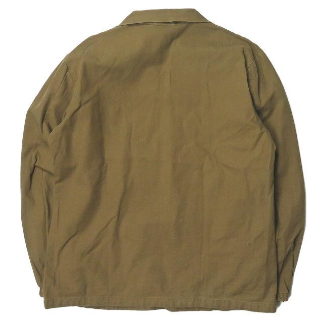 ASTONA チェコ軍 ミリタリースモックシャツ M程度 カーキ プルオーバー 