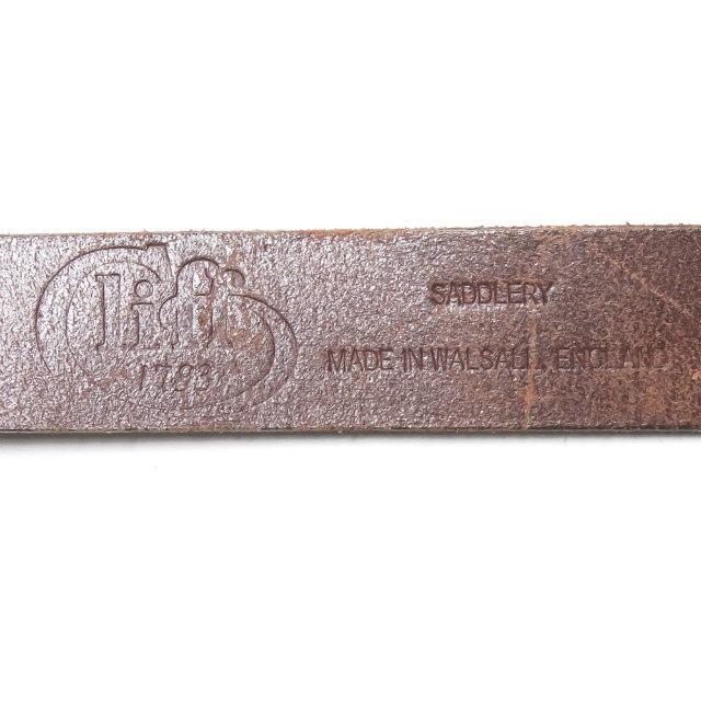 ジャベツクリフ JABEZ CLIFF イギリス製 STIRRUP LEATHER BELT スティラップ サドルレザーベルト 32 ブラウン |  | 03