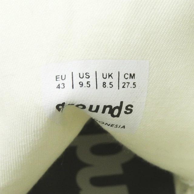 グラウンズ MIKIO SAKABE ミキオサカベ grounds x ROYAL FLASH 21SS 別注 Hi VORTEX R サイドジップハイカットスニーカー 43(27.5cm) ホワイト |  | 14