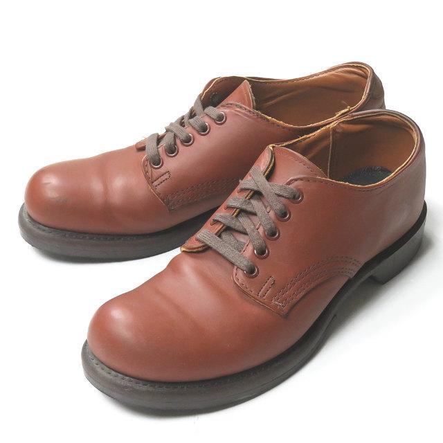 ユケテン YUKETEN アメリカ製 POSTMAN SHOES ポストマンシューズ 31355 US8.5C(26.5cm) ブラウン プレーントゥ 外羽根 革靴 レザーシューズ シューズ | 