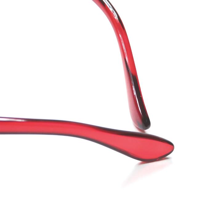 タイフーンマート TYPHOONMART GRUNGE オーバルサングラス クリアレッド/ブラック UTERO 眼鏡 メガネ |  | 08