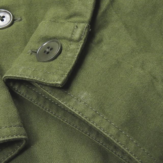 ヤエカライクウェア YAECA LIKE WEAR 20SS 日本製 BAKER SHIRT ベイカーシャツ 20101 38(M) OLIVE(SATIN) ミリタリー トップス |  | 06