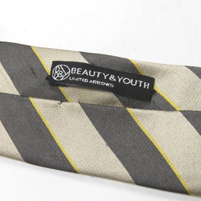 BEAUTY＆YOUTH UNITED ARROWS ビューティーアンドユース ユナイテッドアローズ ダメージ加工 シルクレジメンタルナローネクタイ mc66942 |  | 05