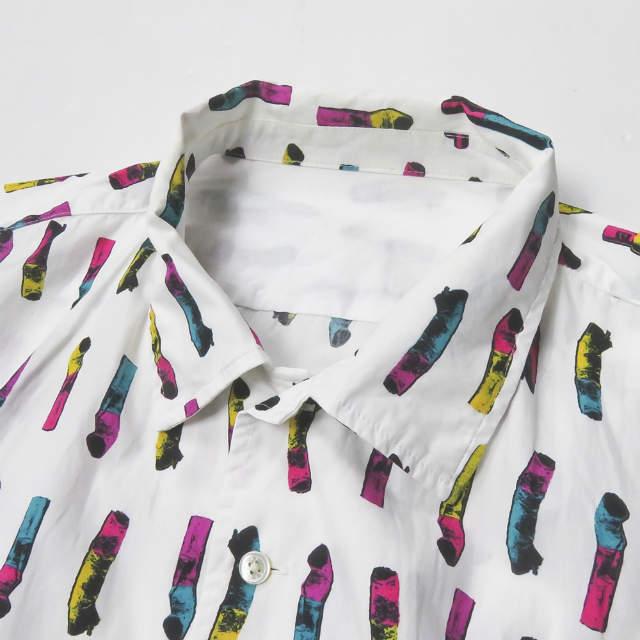 SSZ エスエスゼット エスエスズィー 21SS TABACCO SHIRT タバコシャツ 11-11-6624-139 M ホワイト プリント SSZ ANTHEMS トップス mc66979 |  | 03