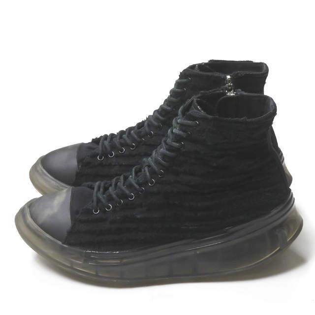 grounds x ROYAL FLASH グラウンズ MIKIO SAKABE 21SS 別注 Hi VORTEX R サイドジップハイカットスニーカー 43(27.5cm) ブラック mc67015 |  | 01