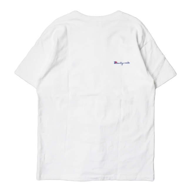 レディメイド READYMADE 21SS 日本製 PIONCHAM T-SHIRT ロゴ刺繍 クルーネックTシャツ RE-C0-WH-00-00-140 M ホワイト トップス |  | 01