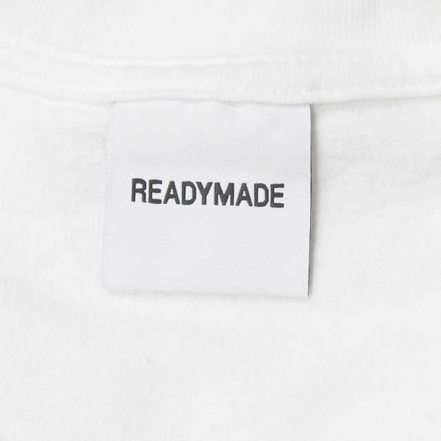 レディメイド READYMADE 21SS 日本製 PIONCHAM T-SHIRT ロゴ刺繍 クルーネックTシャツ RE-C0-WH-00-00-140 M ホワイト トップス |  | 02
