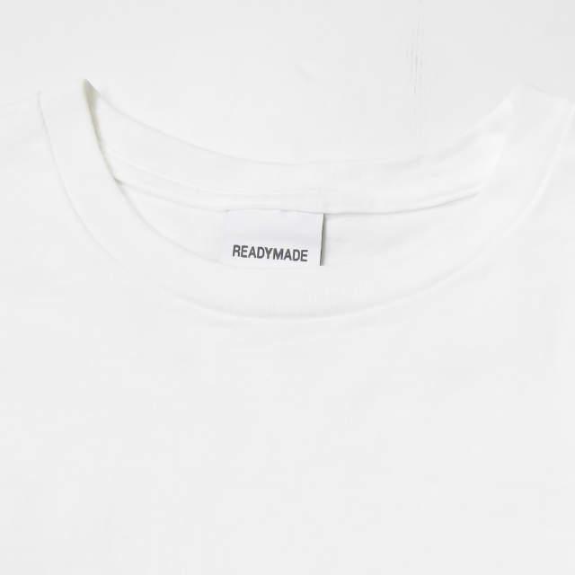 レディメイド READYMADE 21SS 日本製 PIONCHAM T-SHIRT ロゴ刺繍 クルーネックTシャツ RE-C0-WH-00-00-140 M ホワイト トップス |  | 03
