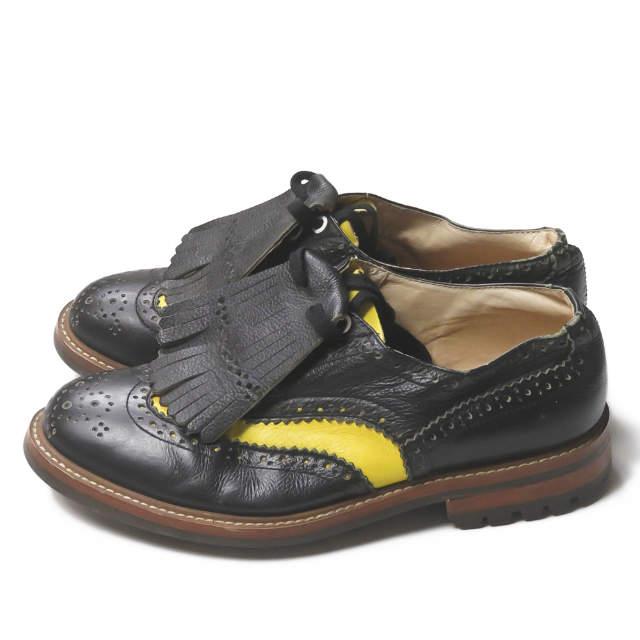 foot the coacher フットザコーチャー キルトタッセル バイカラーウイングチップ 826 41(26cm) ブラック 革靴 コンビ シューズ mc67040 |  | 01