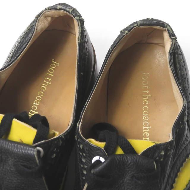 foot the coacher フットザコーチャー キルトタッセル バイカラーウイングチップ 826 41(26cm) ブラック 革靴 コンビ シューズ mc67040 |  | 04