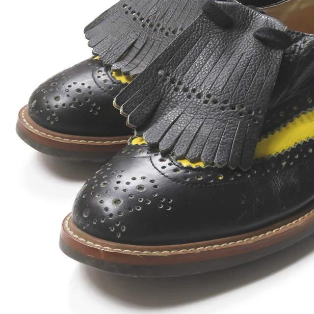foot the coacher フットザコーチャー キルトタッセル バイカラーウイングチップ 826 41(26cm) ブラック 革靴 コンビ シューズ mc67040 |  | 07