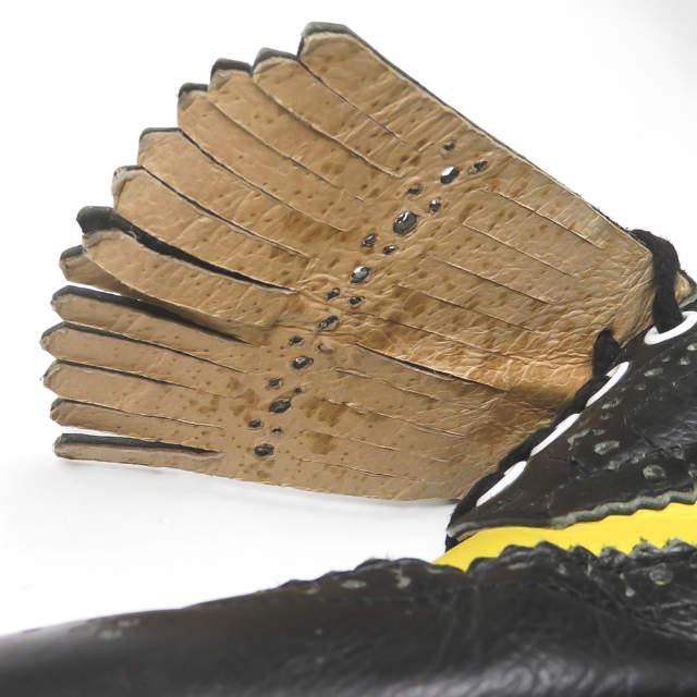 foot the coacher フットザコーチャー キルトタッセル バイカラーウイングチップ 826 41(26cm) ブラック 革靴 コンビ シューズ mc67040 |  | 08