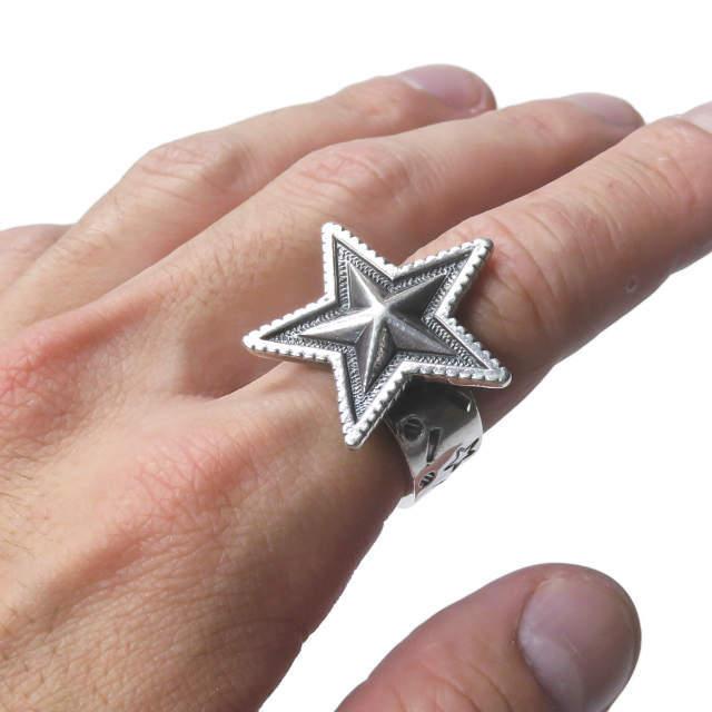 コディサンダーソン Cody Sanderson 初期モデル Big Star Ring ビッグスターリング 21号 シルバー 指輪 ナバホ族 インディアンジュエリー Mc Loopヤフーショッピング店 通販 Yahoo ショッピング