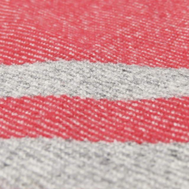 Faribault Woolen Mill ファリボルト ウーレンミル TRAPPER SCARF ウールボーダーマフラー レッド/グレー ストール mc67082 |  | 03