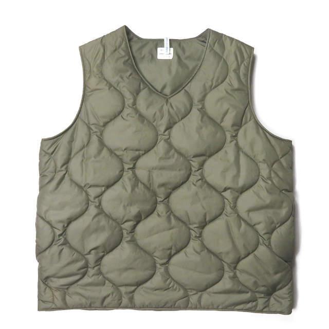 Necessary or unnecessary ネセサリーオアアンネセサリー VEST III キルティングプルオーバーベスト 90011099 2(M) オリーブ NOUN mc67113 | 
