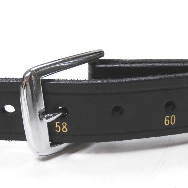 【中古】ボストンレザー BOSTON LEATHER アメリカ製 Sizing Belt レザーサイジングベルト ONE SIZE ブラック MADE IN USA |  | 01