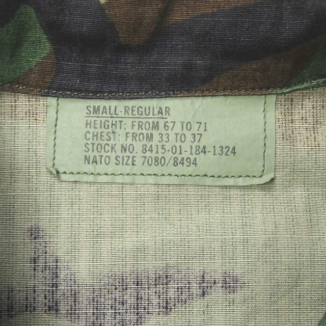 US ARMY Woodland Camo Camouflage BDU Shirt Jacket ウッドランドカモ リップストップ BDUジャケット 8415-01-184-1324 SMALL-REGULAR 米軍 ミリタリー |  | 02