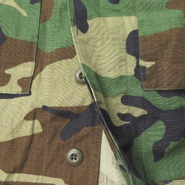 US ARMY Woodland Camo Camouflage BDU Shirt Jacket ウッドランドカモ リップストップ BDUジャケット 8415-01-184-1324 SMALL-REGULAR 米軍 ミリタリー |  | 05