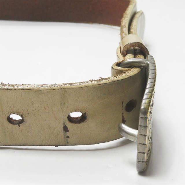 ディーゼル DIESEL バックルレザーベルト 90/36 オフホワイト |  | 04