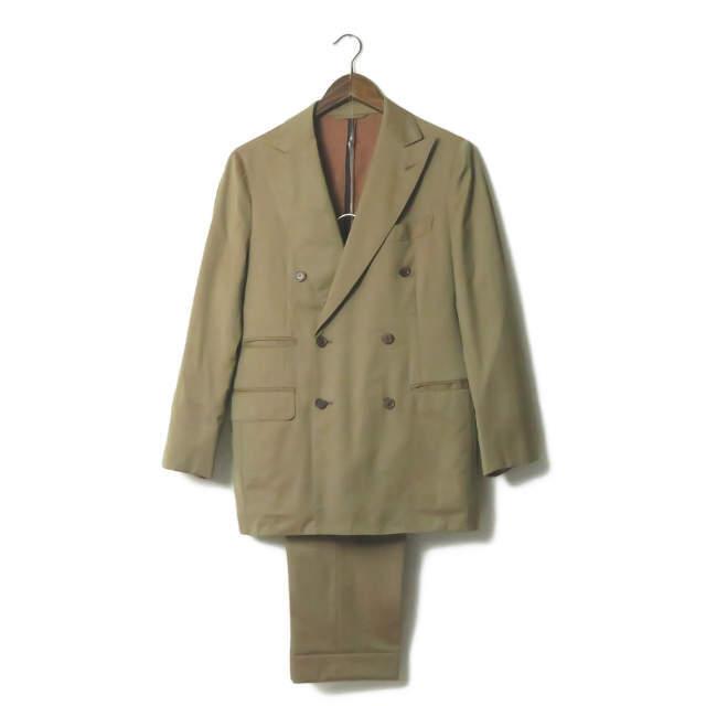 オリジナル Super S Piana社製 Loro Beams Tailor Custom 中古 ビームス Beams qwe Tailor Custom 130 セットアップ 玉虫色 オーダーサイズ 44程度 ウールヘリンボーンダブルスーツ ビジネススーツ Rankinengineering Com