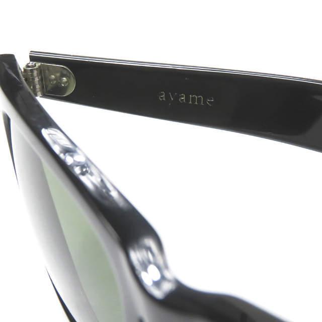 ayame アヤメ 日本製 ZEN ゼン ウェリントンサングラス ブラック ayame アヤメ 日本製 ZEN ゼン ウェリントンサングラス ブラック