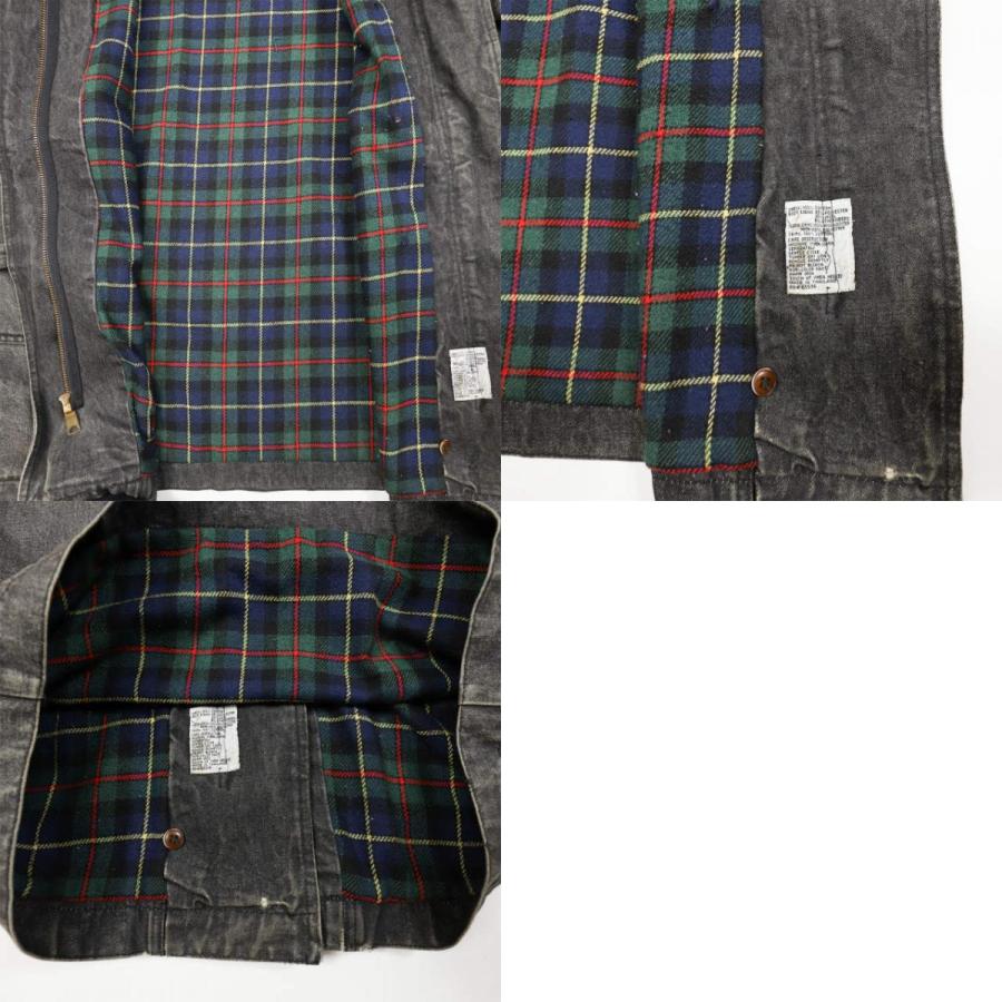 古着  Bridgewear ライナー付き デニムダッフルコート S グレー ヴィンテージ アウター mc67808 |  | 09