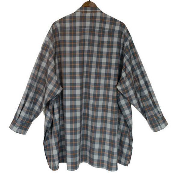 Graphpaper グラフペーパー 20AW Fine Wool Check Oversized Shirt  ファインウールチェックオーバーサイズシャツ GM203-50054 mc67866