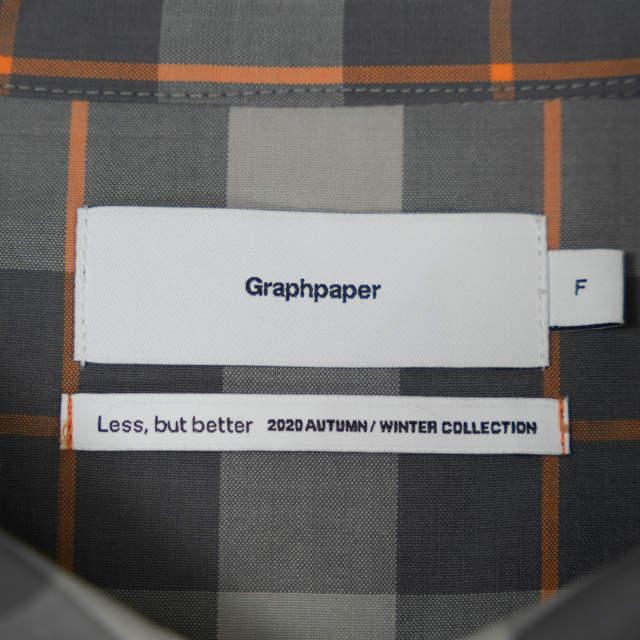 Graphpaper グラフペーパー 20AW Fine Wool Check Oversized Shirt