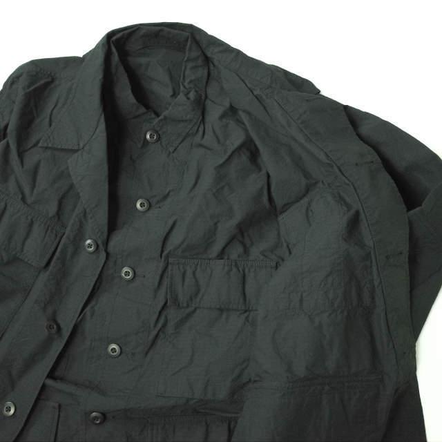 通販安い SSZ エスエスズィー 21AW JY JACKET リップストップ レイヤードミリタリージャケット 11-18-6185-139 M ブラック M-65 BEAMS mc67992