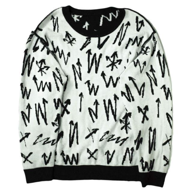 roarguns ロアーガンズ 21AW 12GG ARROW JACQUARD KNIT アロー