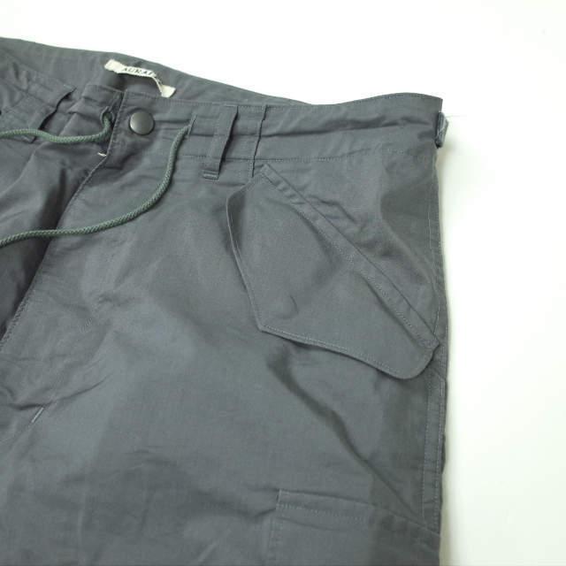 AURALEE オーラリー 19SS 日本製 LIGHT FINX POLYESTER FATIGUE