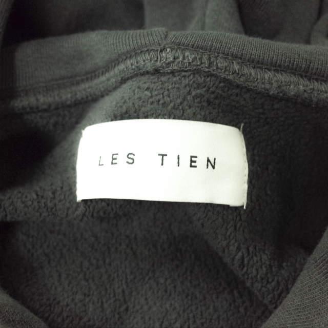 LES TIEN レスティエン アメリカ製 CROPPED HOODIE スウェットプルオーバーパーカー M ブラック/スミクロ フーディー トップス mc68141 |  | 02