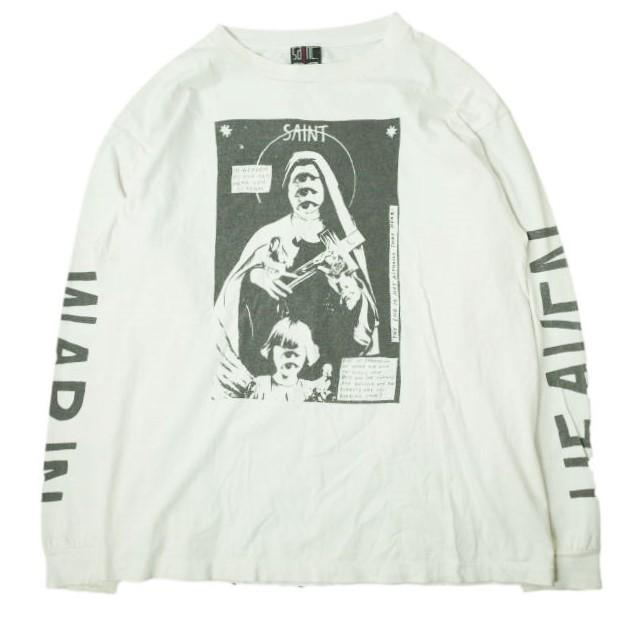 SAINT MICHAEL セントマイケル 21AW 日本製 LS TEE_W.I.H ロング